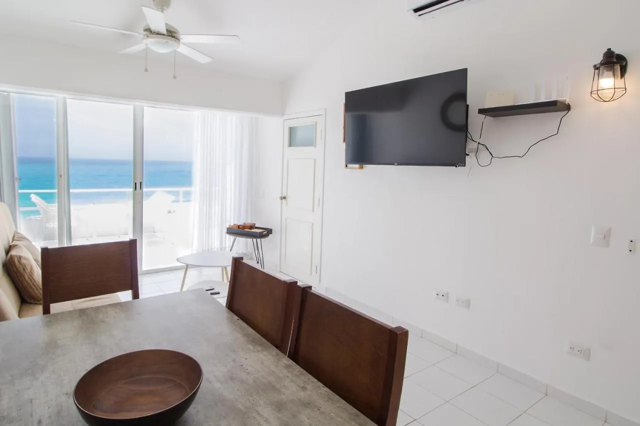 Penthouse Ocean Front, Steps To The Beach Канкун